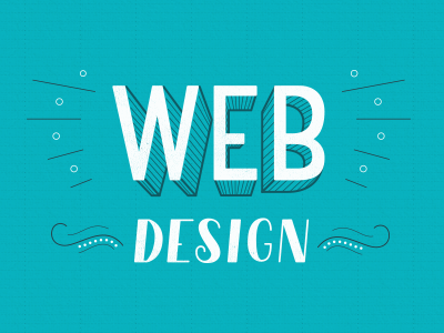 Web Design Website Header blue header lettering website