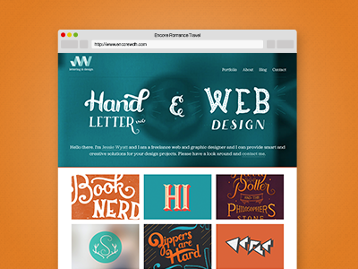 Website Redesign lettering web design website
