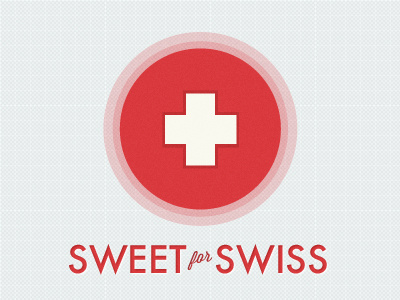 Sweet for Swiss graphic design pictogram retro swiss design typography