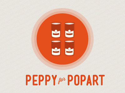 Peppy for Popart graphic design pictogram popart retro typography