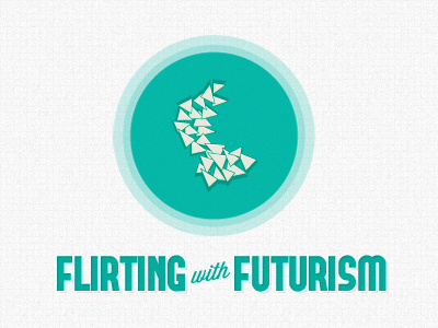 Flirting with Futurism futurism graphic design poster print design retro