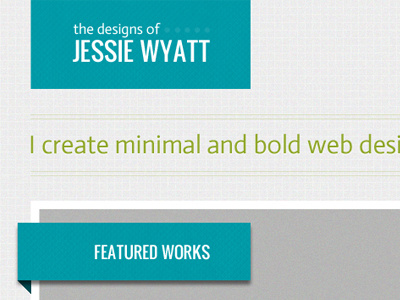 Portfolio Header header portfolio website design