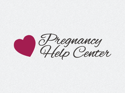 Pregnancy Health Center Logo heart logo script