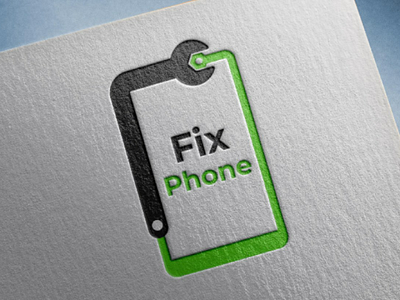 Logo design for a mobile phone repair workshop