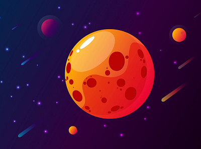 Planets ai illustration planet planets space stars