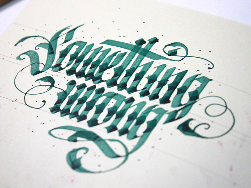 Gothic Letters by Evgeniy Starov on Dribbble