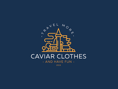 caviar design 2015 brand branding brushpen custom illustration logo mountains sketch type typography