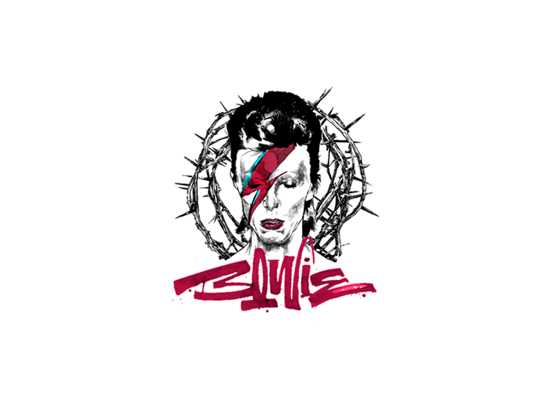 Dawid Bowie typography motion logo lettering calligraphy branding brand animation illustration graphic bowie