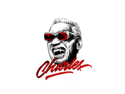 Ray Charles branding calligraphy charles illustration jazz lettering logo motion ray type typography vector