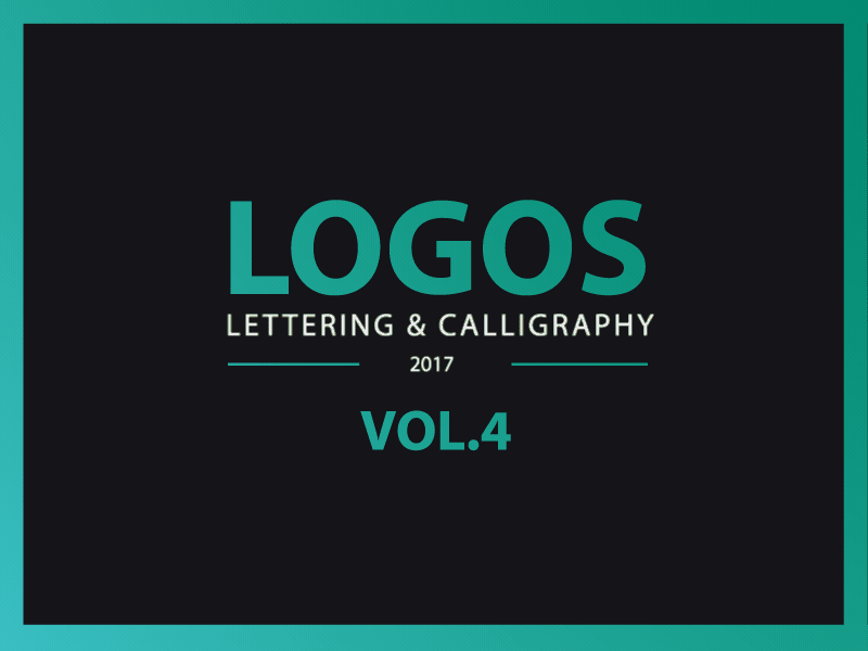 logos animation brand branding calligraphy collection gif logo retro script type typography vector
