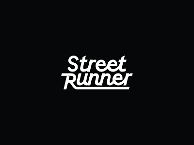 street runner american anthletic baseball brand branding logo nba script sport type typography vector