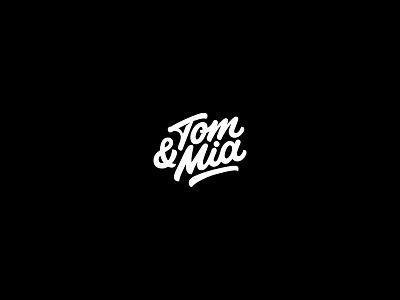 Tom&Mia american anthletic baseball brand branding logo nba script sport type typography vector