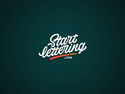 Start lettering logo