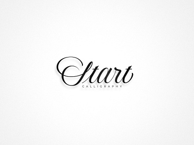 start calligraphy branding brushpen cursive design letter lettering logo script type typography