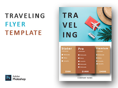 Traveling flyer template art design designer flyer flyer artwork flyer design flyer template flyers graphic graphic artist graphic design graphicdesign illustration logo logodesign vector