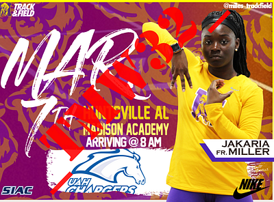 MIles College Track Meet branding college sports design hbcu hbcusports logo sports design sports graphic track and field vector
