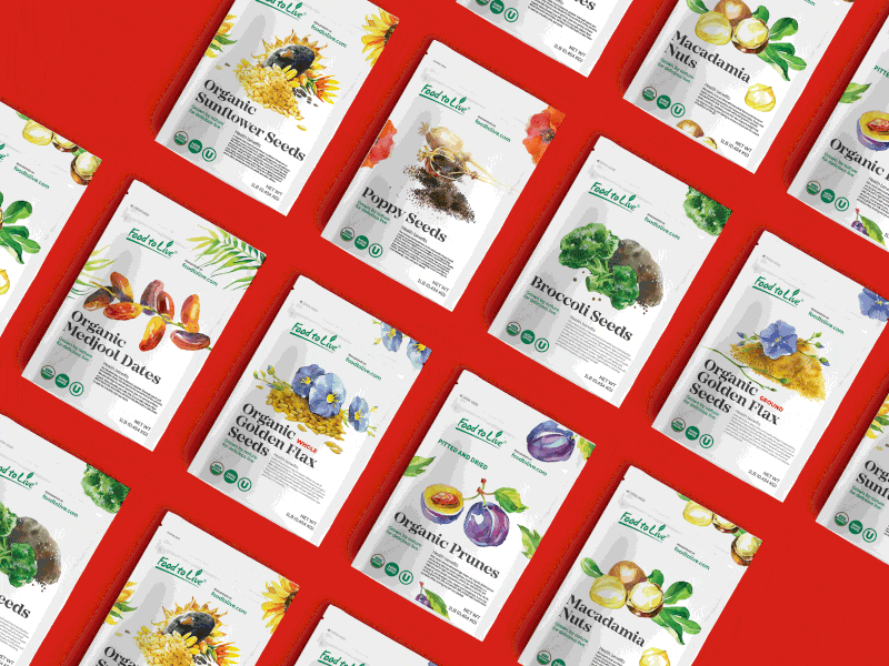 Food to Live — Packaging & Branding branding design food identity illustration packaging print