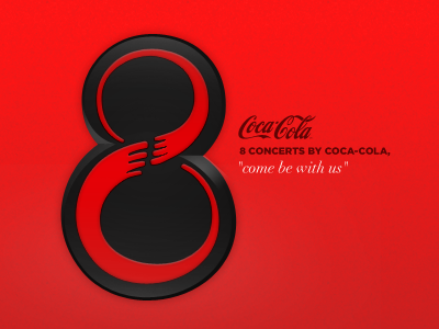 Coca Cola 8 Concerts Identity cocacola concert identity