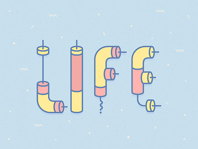 Mariolized type II handmade life pipe typography