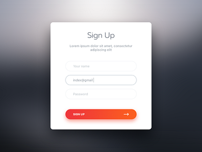 Sign Up 001 daily ui sign up