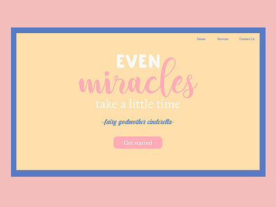 Cinderela Quotes cinderella disney disney princess quotes simple design simple website typography webdesign website website design