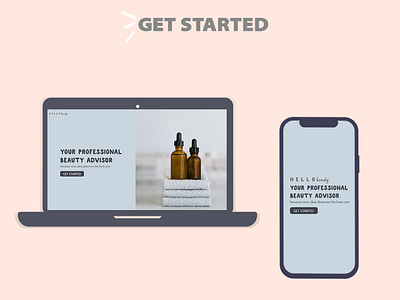 Get Started beauty beauty app beauty application mobile app design mobile apps mobile design mobile designer mobile developers mobile ui website website concept website design