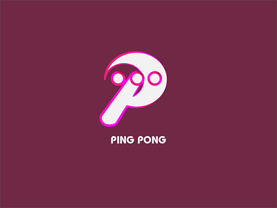 Day 039 dailylogochallenge logo messenger ping pong