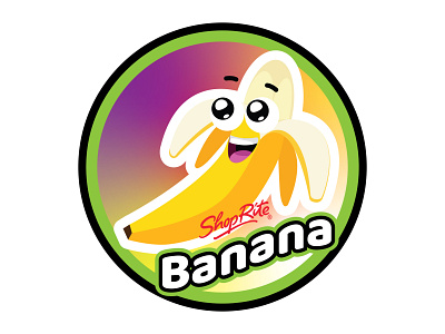 Kids Fruit/Vegetable Stickers design illustration vector