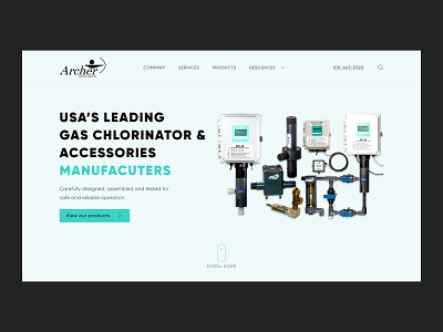 Archer Instruments design ecommerce instrument ui ux web website