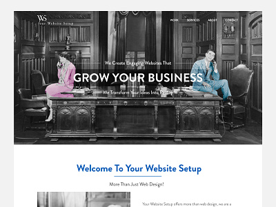 Your Website Setup design ecommerce ui ux web