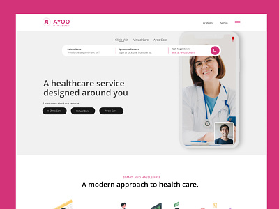 Ayoo branding design helathcare logo medical medicine online booking online clinic online doctor ui ux web