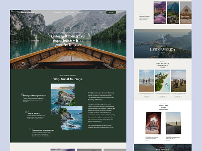 Jovial Journey booking design group tour holiday tours travel traveling ui ux web world tour
