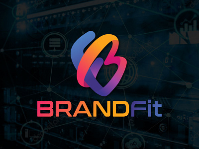 BRANDFit bf letter logo bf logo brand logo business logo character company logo creative logo icon icon logo letter logo logo uncommon logo unique logo
