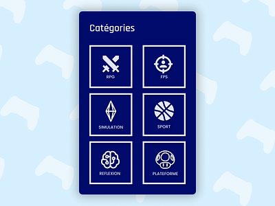 Categories - Daily UI 99 categories dailyui design game ui videogame