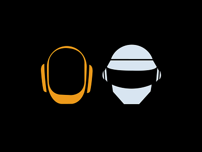 harder better faster stronger daft punk dance design electronic music helmet helmets icon illustration