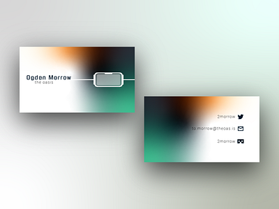 Oasis Business Card (Horizontal, Vibrant)