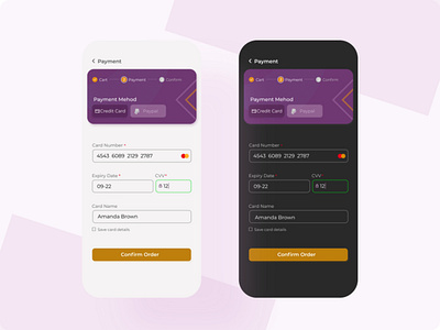 Checkout page - Daily UI 002 app banking checkout page design minimal ui ux