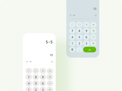 Calculator- Daily UI 004 app calculator clean dailyui figma minimal ui ux