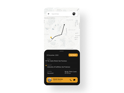 Location Tracker- Daily UI #020 dailyui020 delivery location location tracker locationtracker map uidesign userinterfacedesign uxdesign