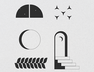 Shapes adobexd black black white design follow illustration logo shapes
