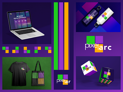 Pixelarc. branding design follow graphic design logo vector web design