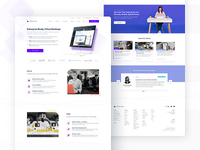 Homepage Design for SaaS Product 3d adaptive animation branding design header hero illustration sections typography ui ux web design