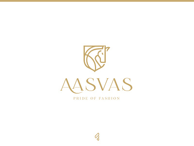 Fashion Brand 'Aasvas' | logo design | famebro branding design famebromedia fashion icon minimal typography vector