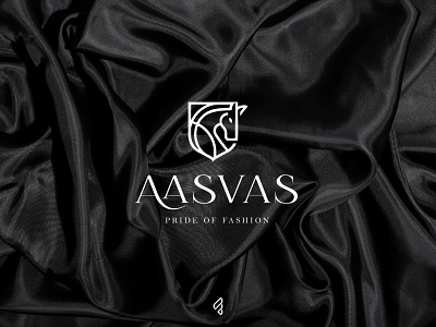 Fashion Brand 'Aasvas' | logo design | famebro branding design divine famebromedia fashion icon logo minimal typography vector