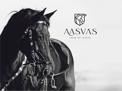 Fashion Brand 'Aasvas' | logo design | famebro branding design famebromedia fashion icon illustration illustrator logo minimal