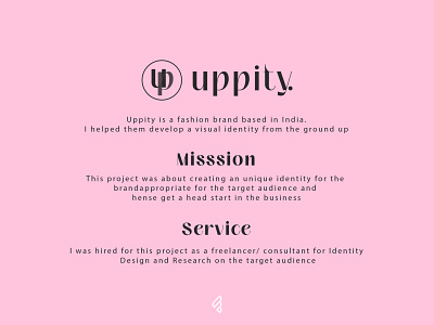 Clothing Brand 'Uppity' | Logo design FameBro Media