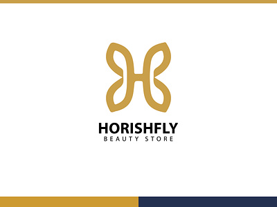 Beauty Store 'HORISHFLY' | Logo design branding design divine loungewear famebromedia fashion icon logo minimal typography vector