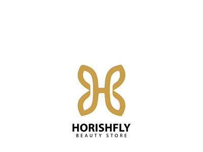 Beauty Store 'HORISHFLY' | Logo design