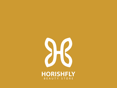Beauty Store 'HORISHFLY' | Logo design app branding design famebromedia fashion illustration minimal typography ux vector