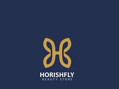 Beauty Store 'HORISHFLY' | Logo design